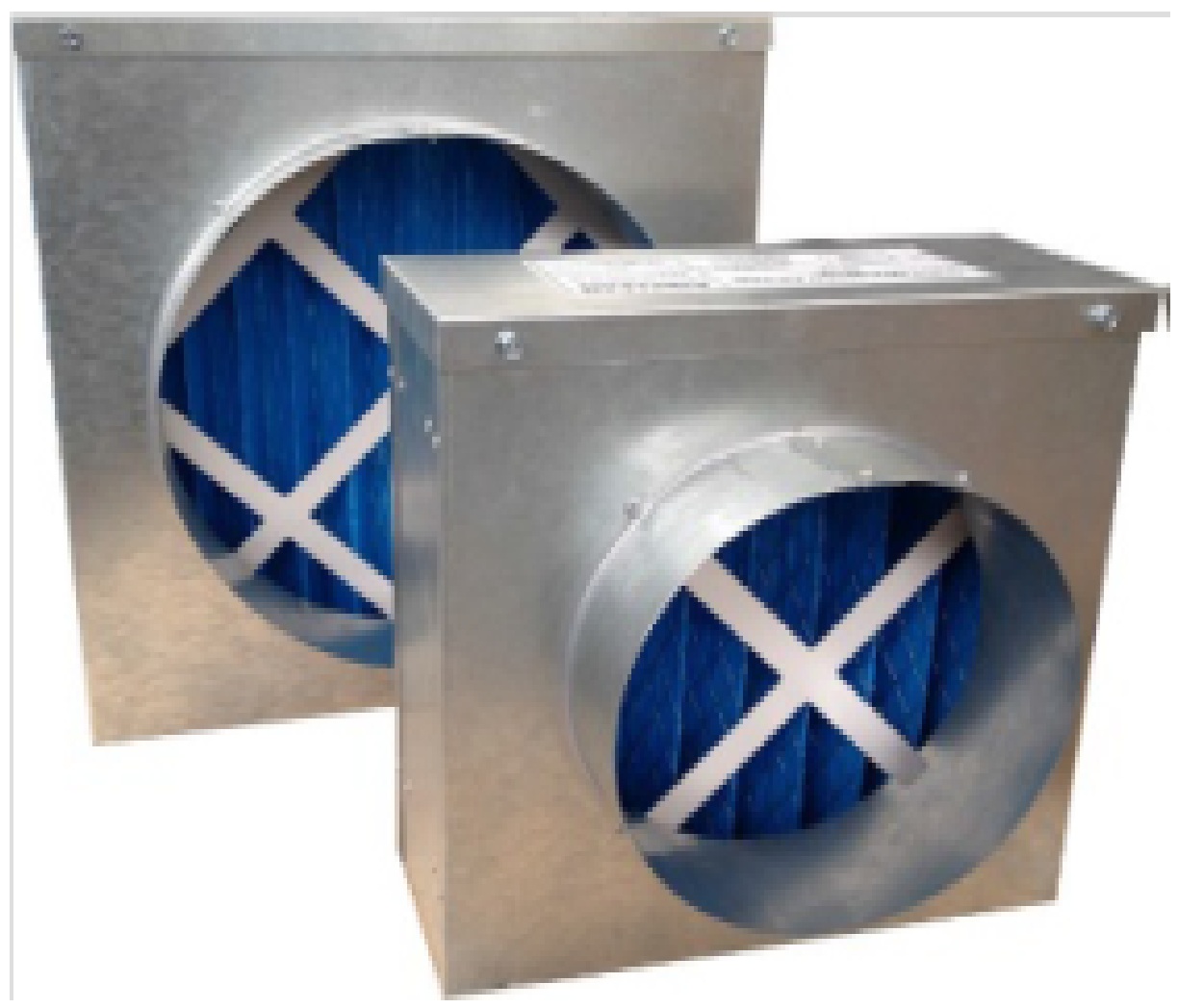 Dut mounted air filter box